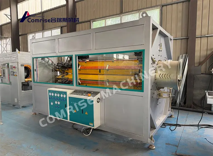 200-450mm PE குழாய் உற்பத்தி வரிசை வெற்றிகரமாக சோதிக்கப்பட்டு மத்திய கிழக்கு வாடிக்கையாளர்களுக்கு அனுப்பப்பட்டது 200-450mm PE குழாய் உற்பத்தி வரிசை வெற்றிகரமாக சோதிக்கப்பட்டு மத்திய கிழக்கு வாடிக்கையாளர்களுக்கு அனுப்பப்பட்டது