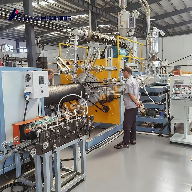 Steel Strip Reinforced Spiral Winding Pipe Machine
